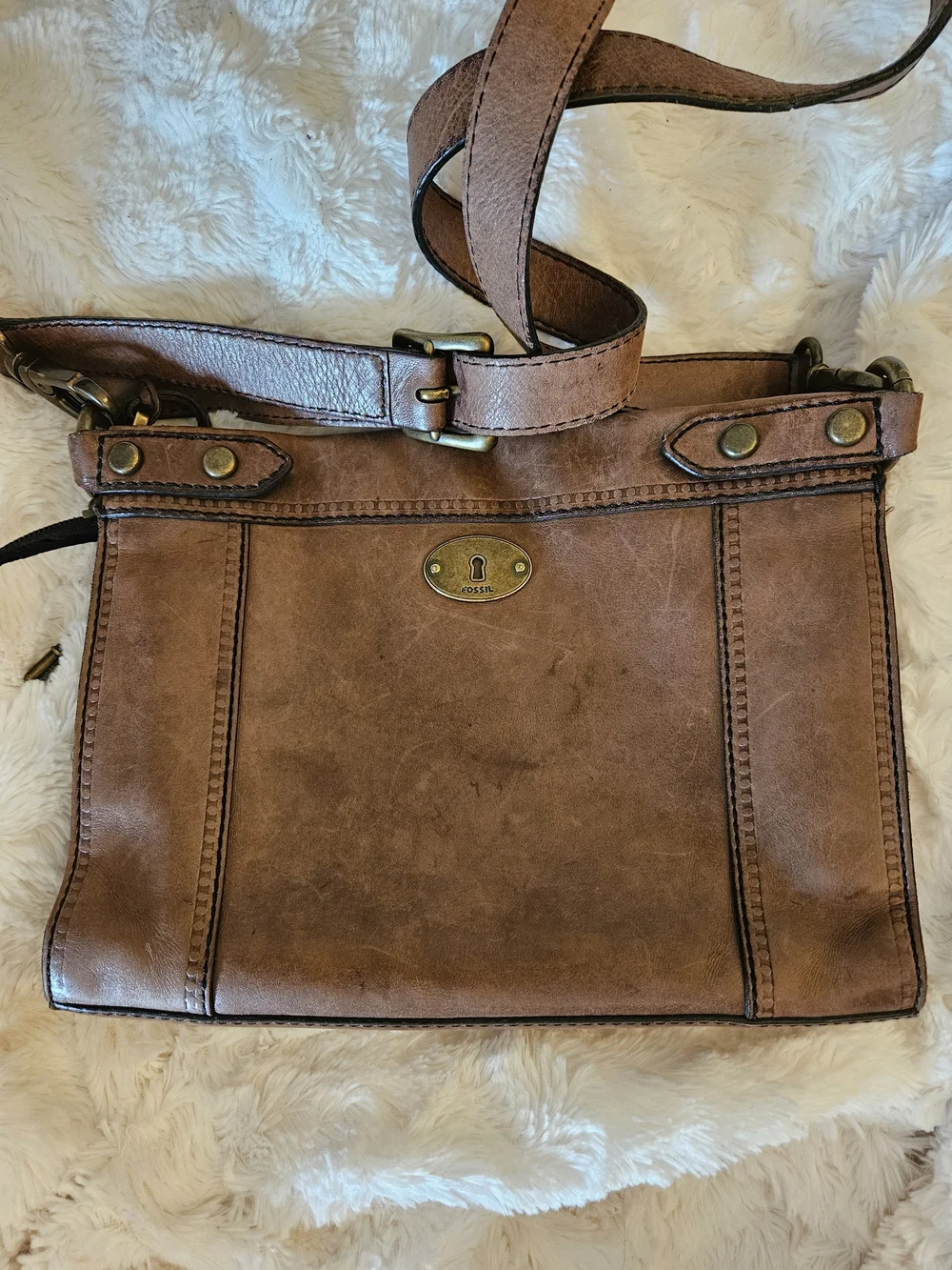 ✨️Fossil Live Long Vintage Maddox Crossbody Bag - Picture 3 of 8